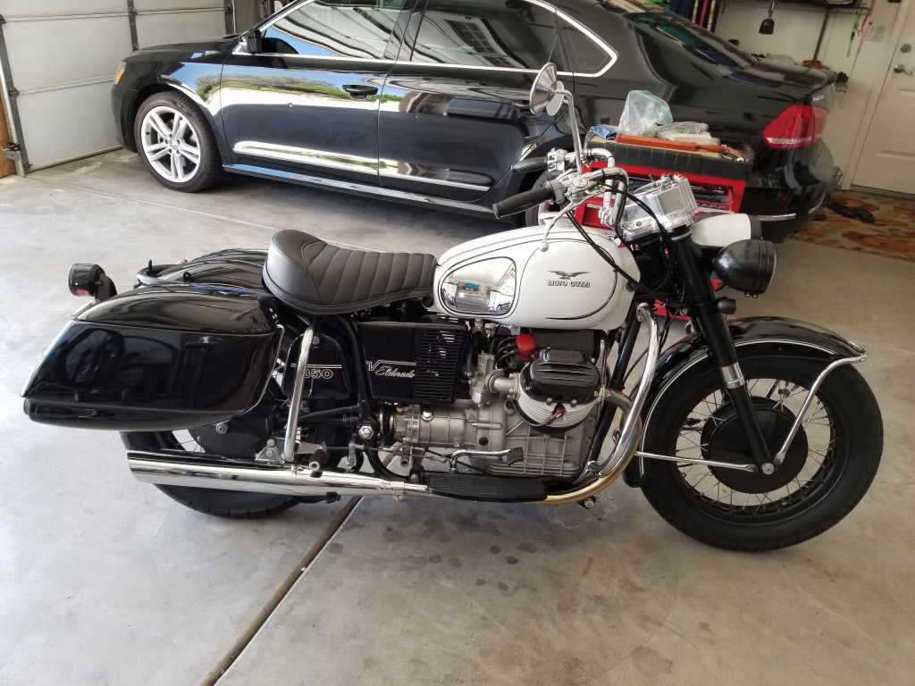 Jason's restored Eldorado Police, including a replacement wire harness that I built for him.