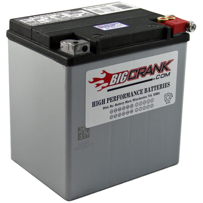 Big Crank ETX30L battery. Applicable to Moto Guzzi V700, V7 Special, Ambassador, 850 GT, 850 GT California, Eldorado, and 850 California Police motorcycles.