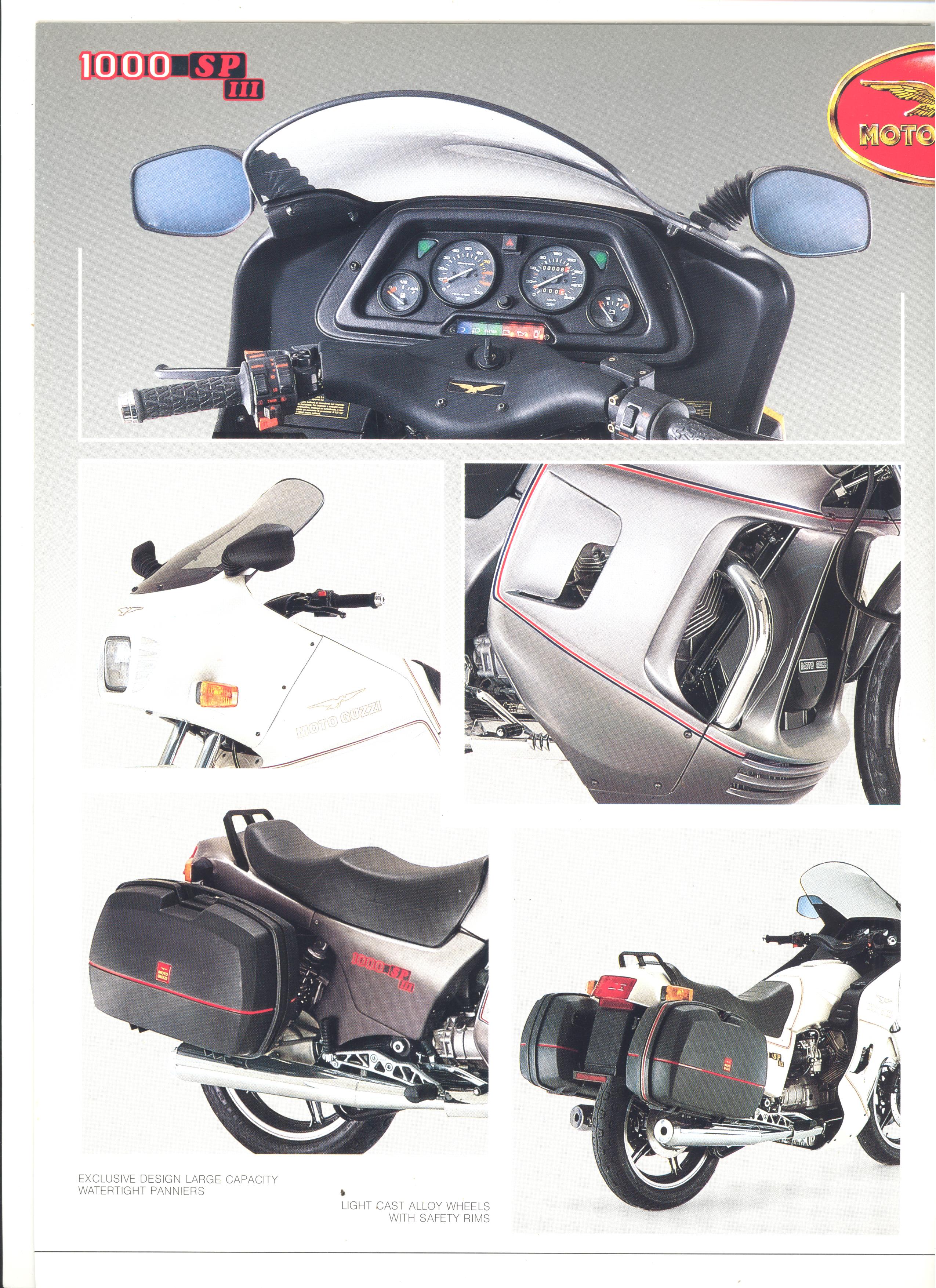 Moto Guzzi factory brochure: 1000 SP III