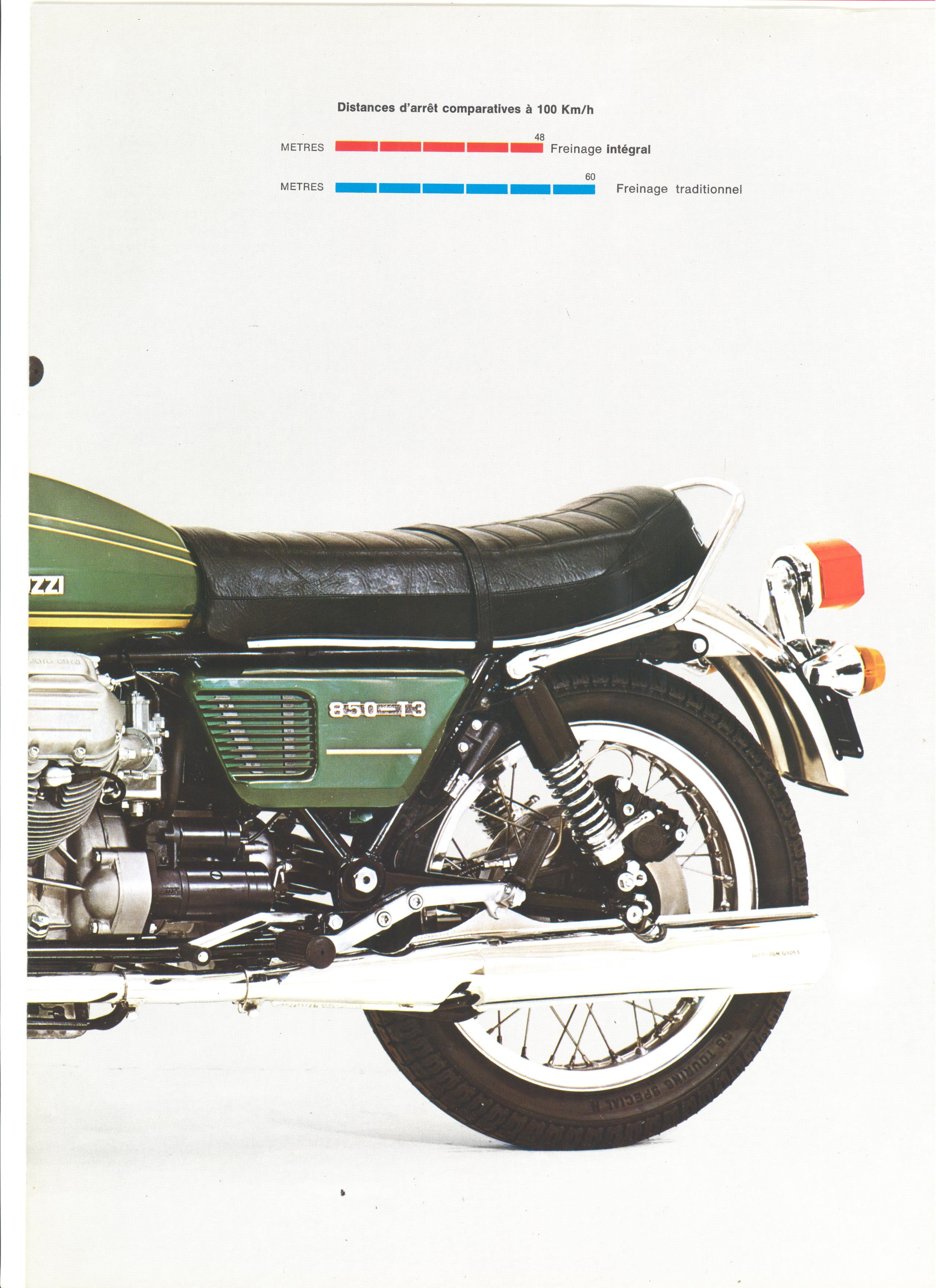 Moto Guzzi factory brochure: 850 T3