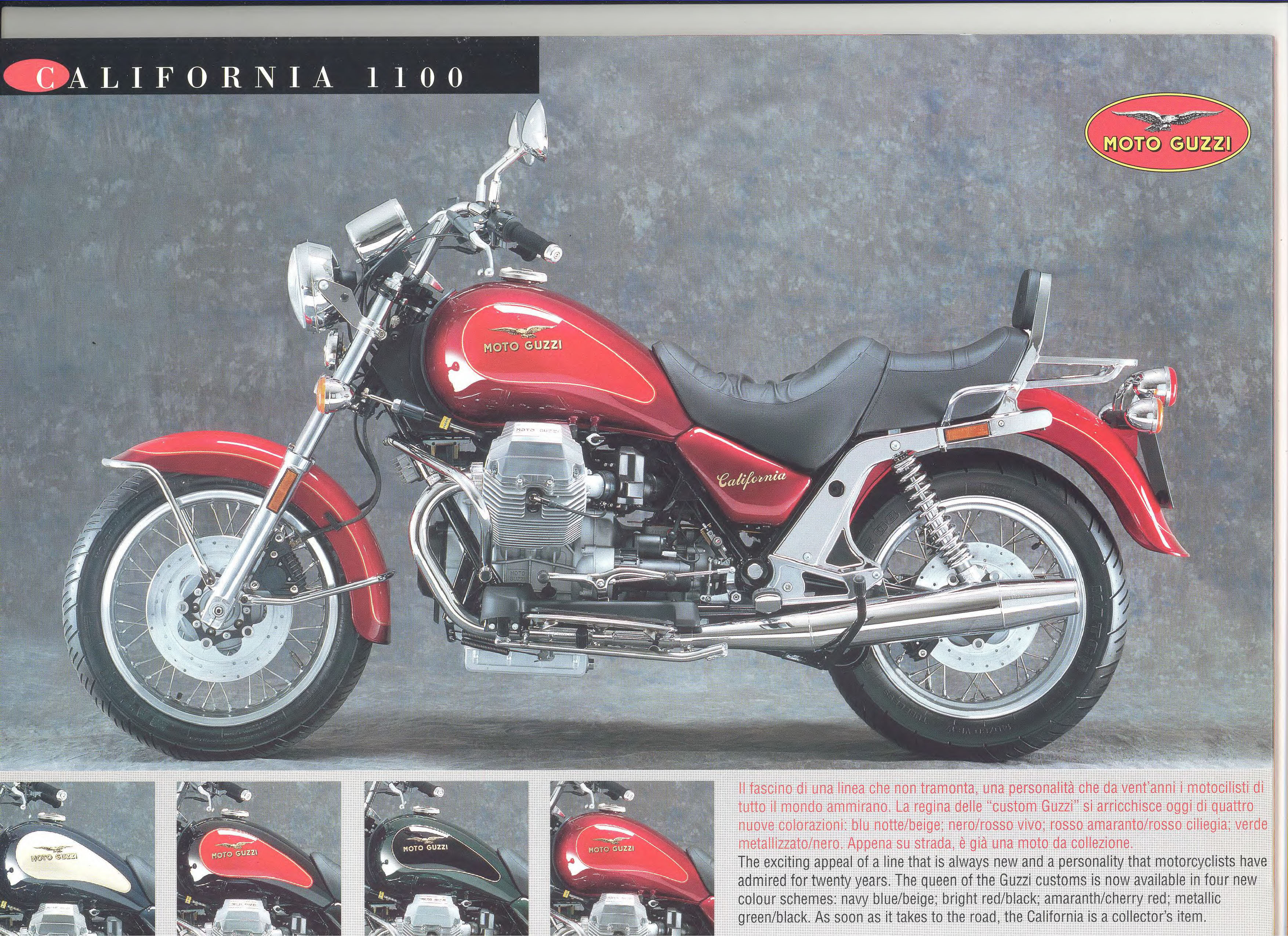 Moto Guzzi factory brochure: California 1100