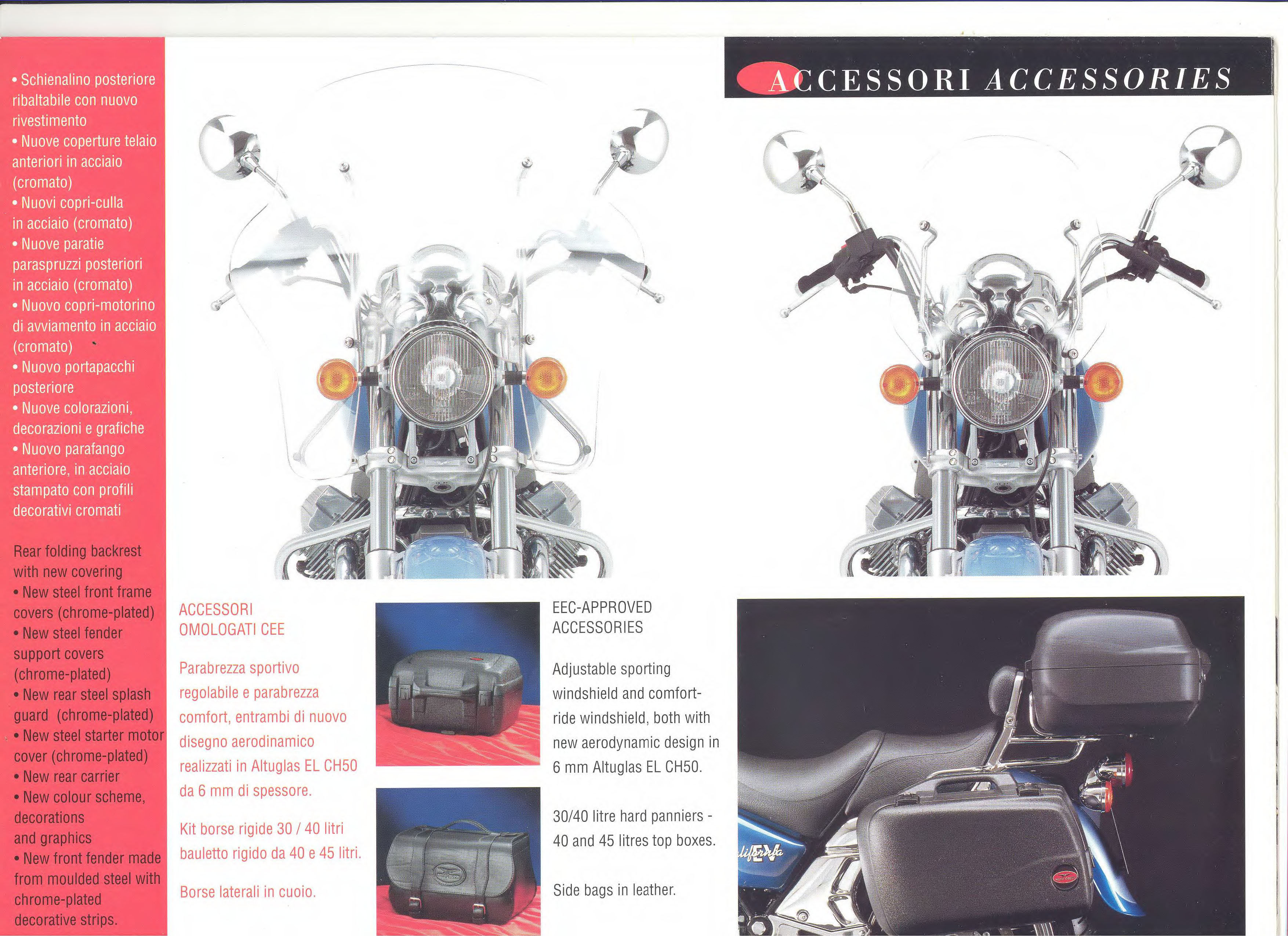 Moto Guzzi factory brochure: California EV