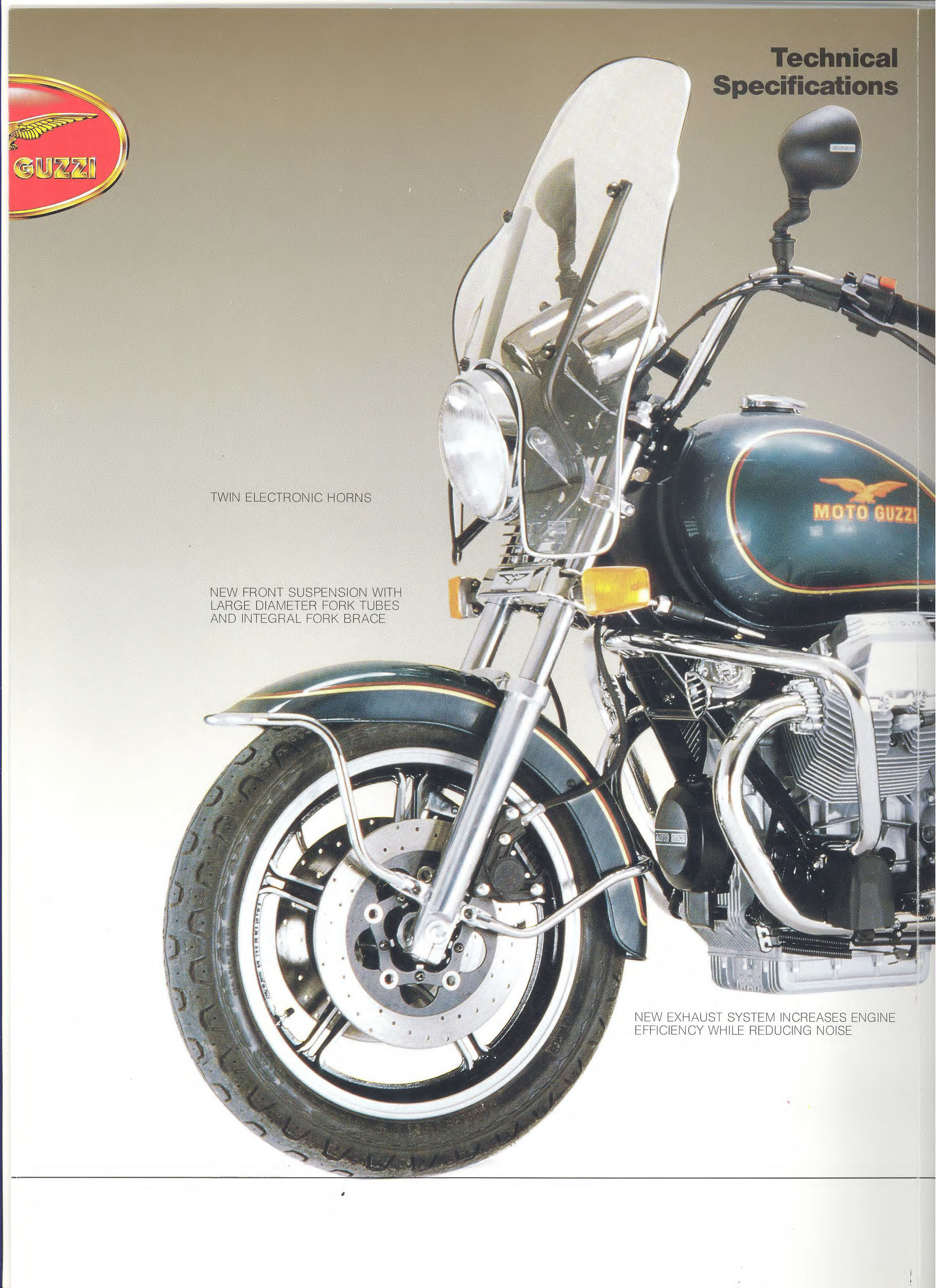 Moto Guzzi factory brochure: California III 1989