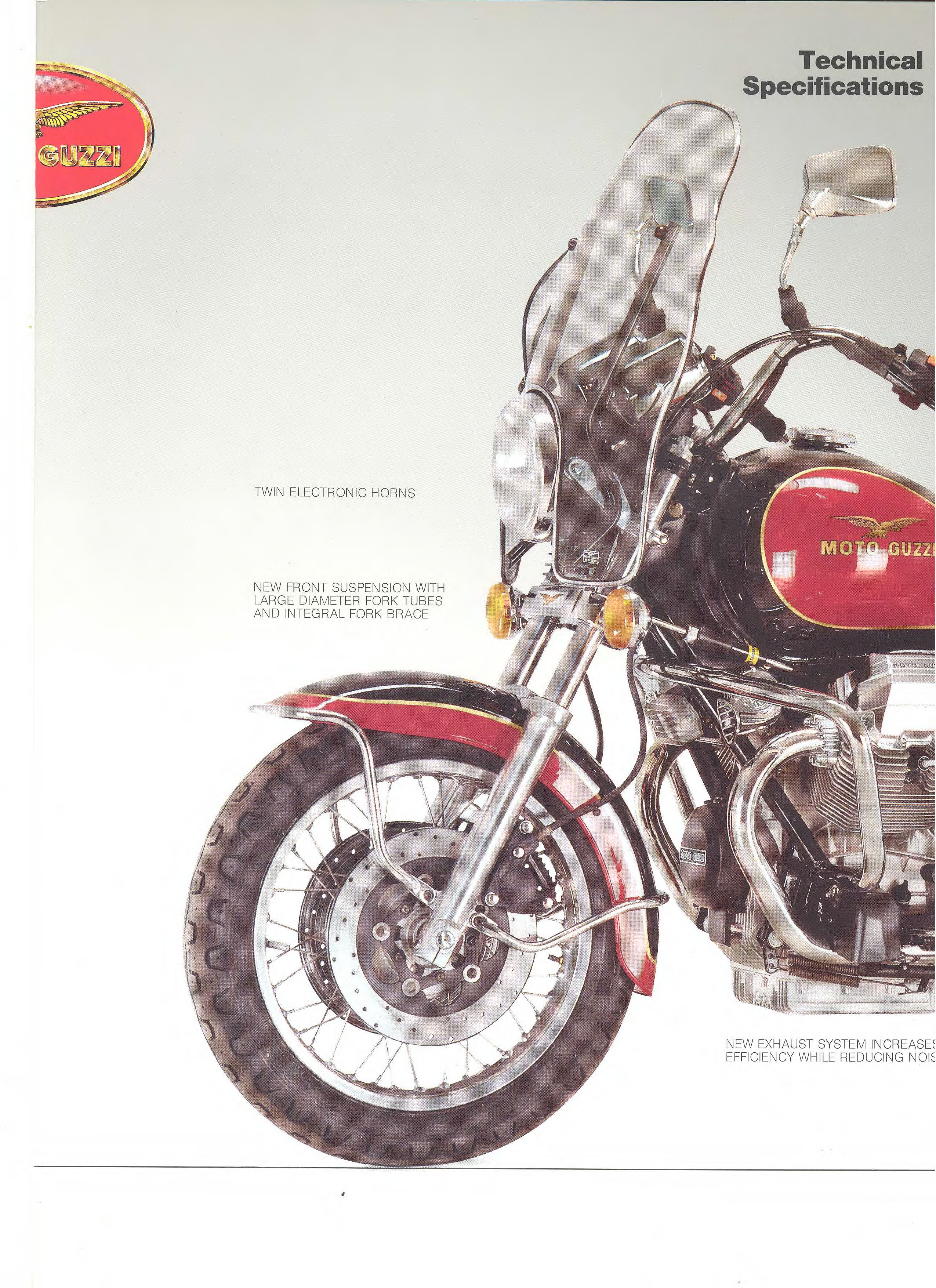 Moto Guzzi factory brochure: California III 1990