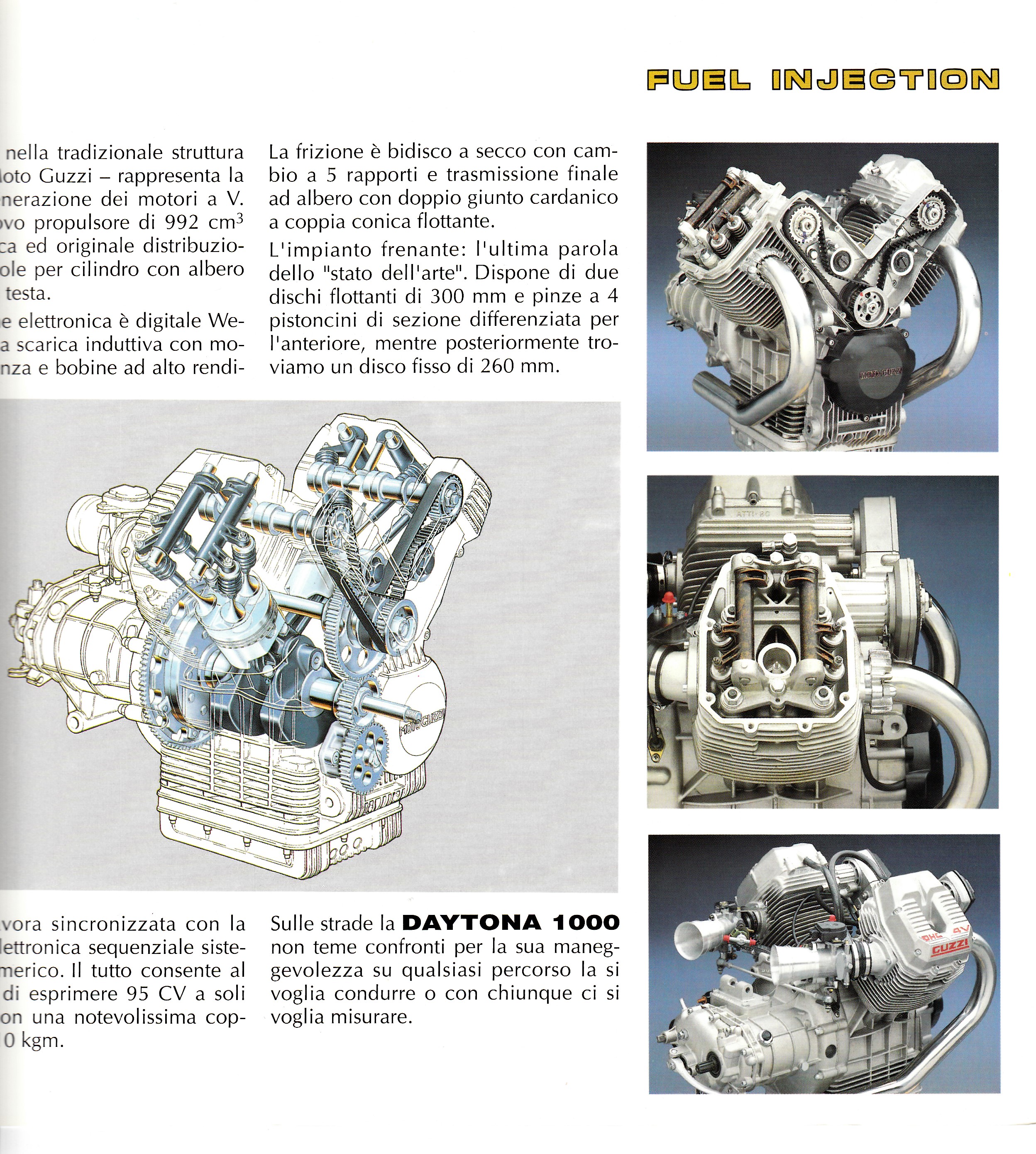 Brochure - Moto Guzzi Daytona 1000 (4 fold)