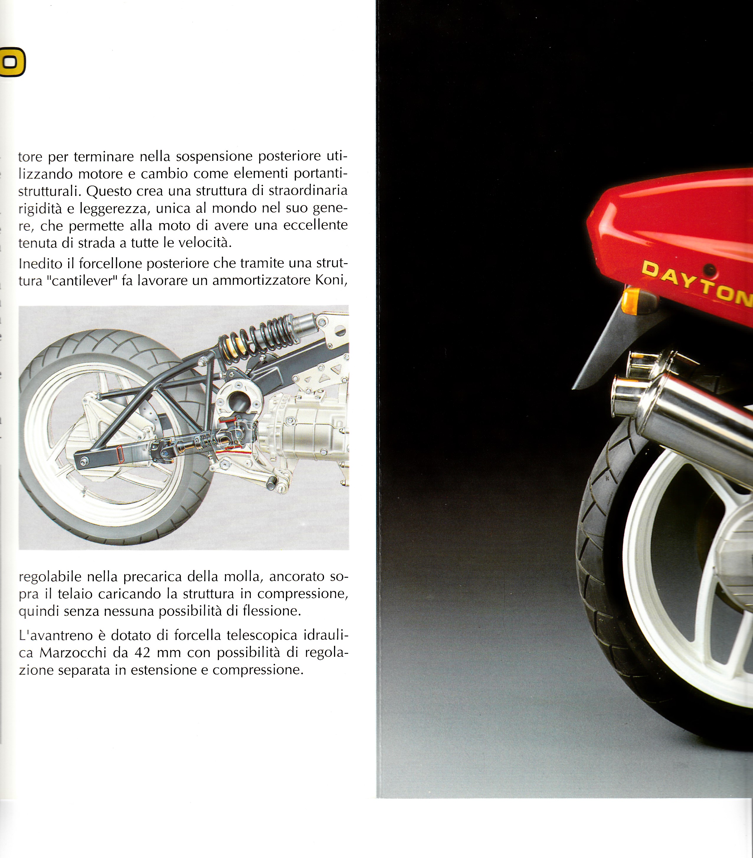 Brochure - Moto Guzzi Daytona 1000 (4 fold)