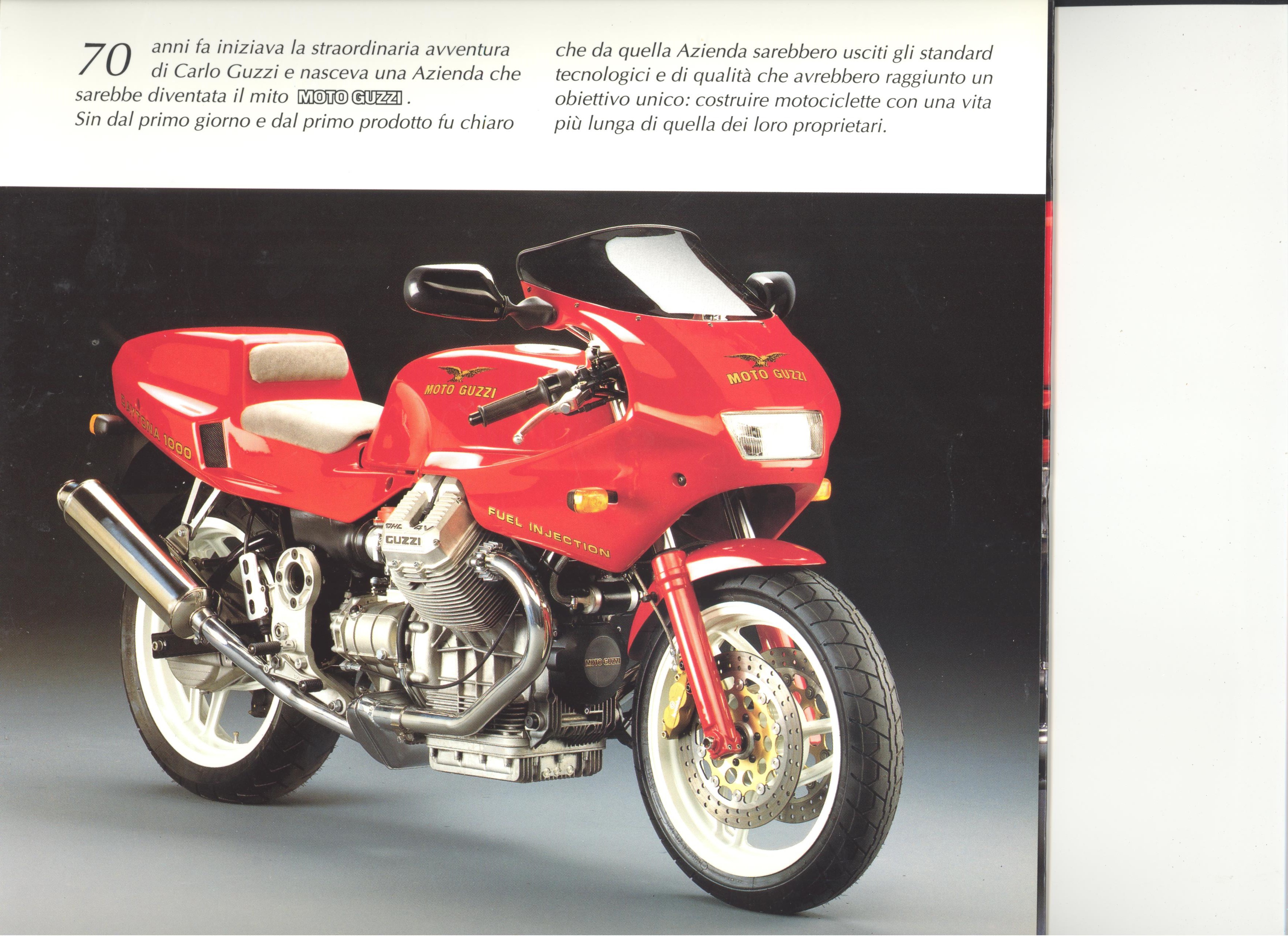 Moto Guzzi factory brochure: Daytona 1000