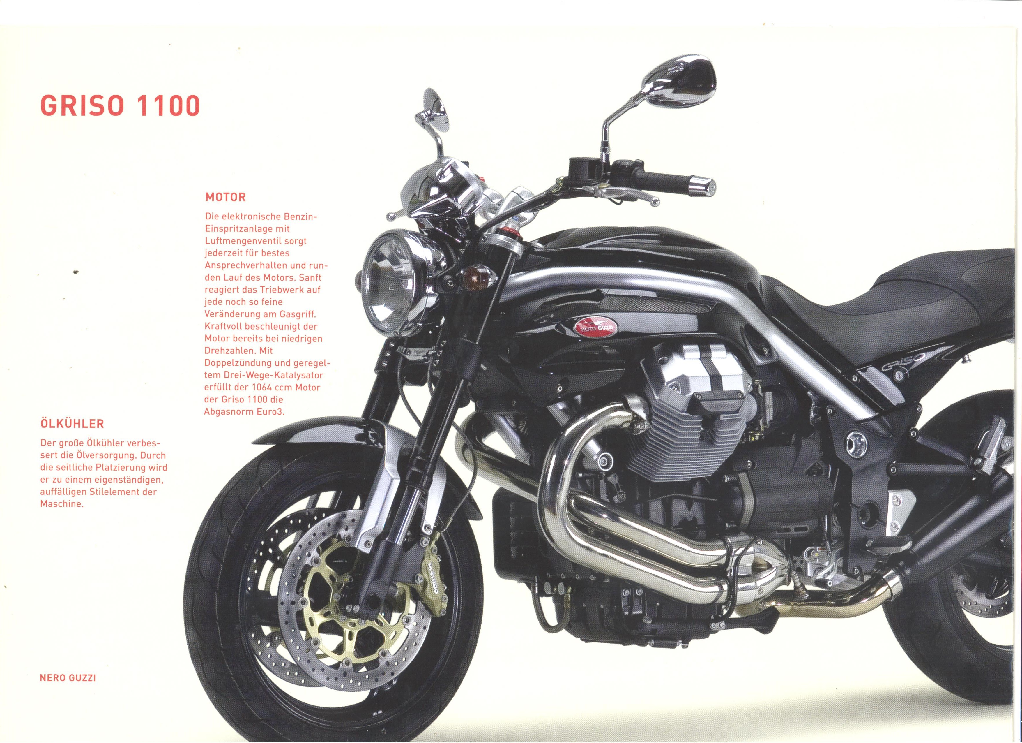 Moto Guzzi factory brochure: Griso 1100