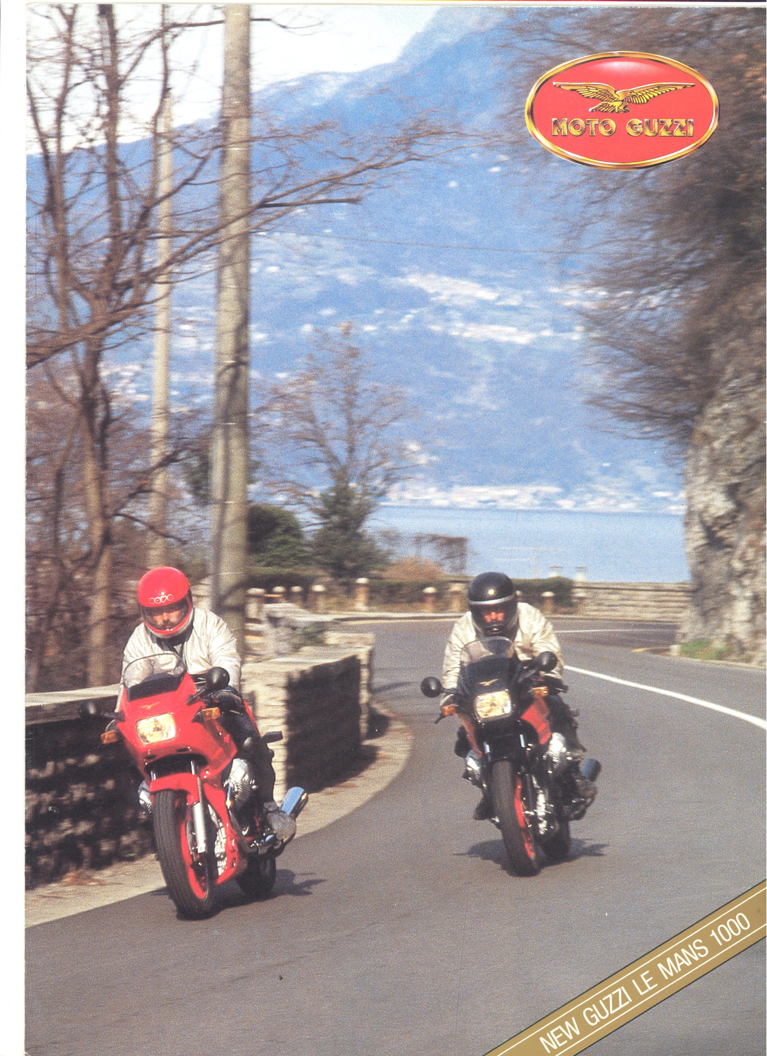 Moto Guzzi factory brochure: Le Mans 1000