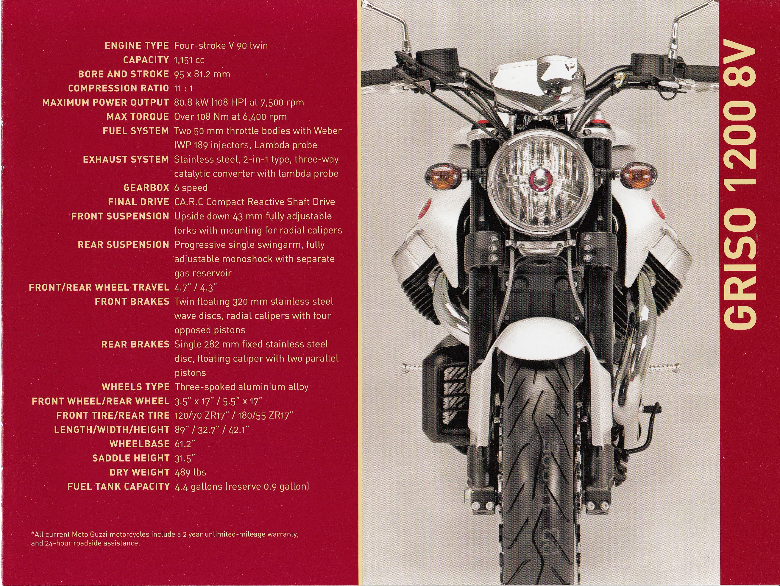 Brochure - Moto Guzzi model range 2009