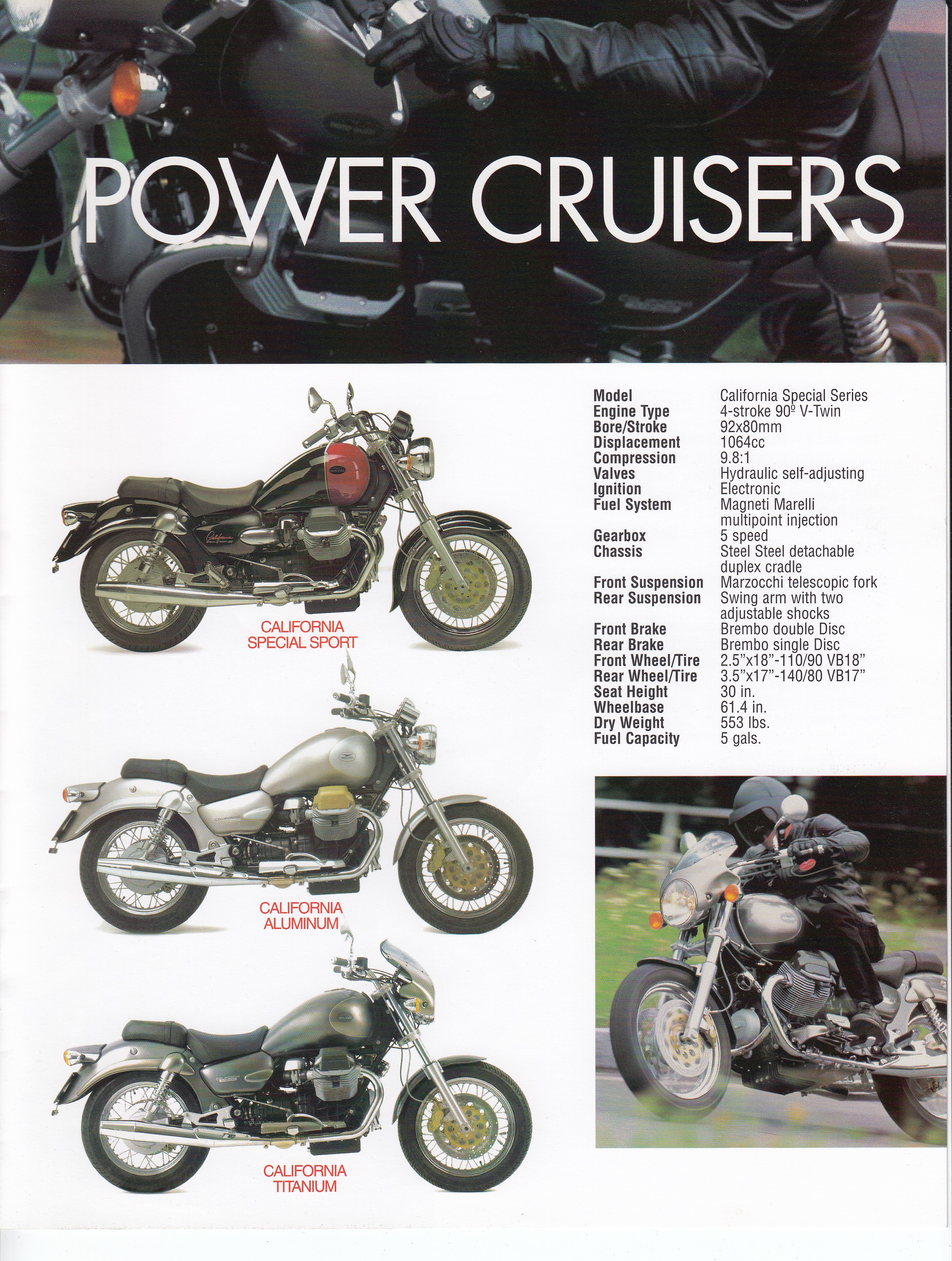 Moto Guzzi brochure: 2003