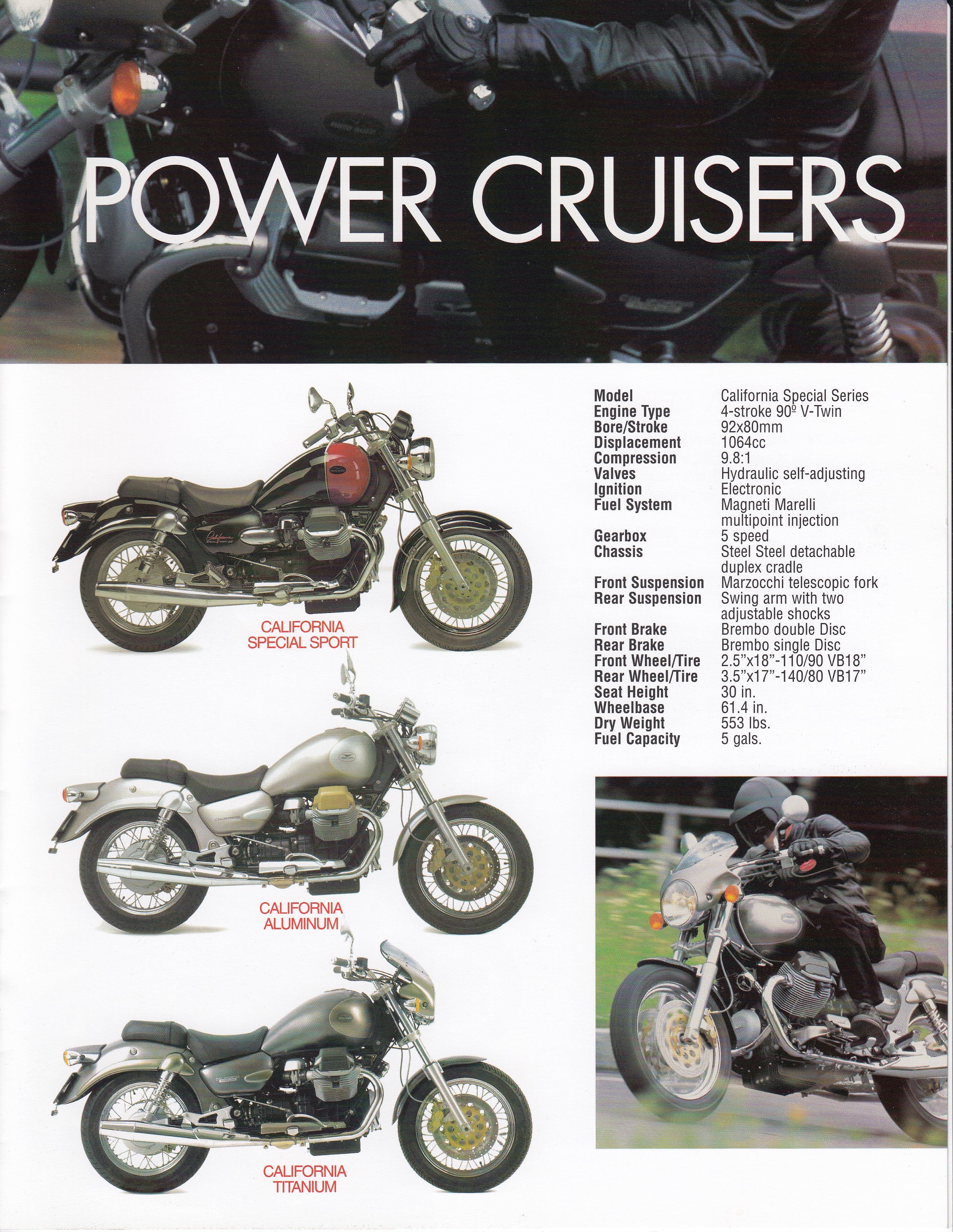 Moto Guzzi brochure: 2003