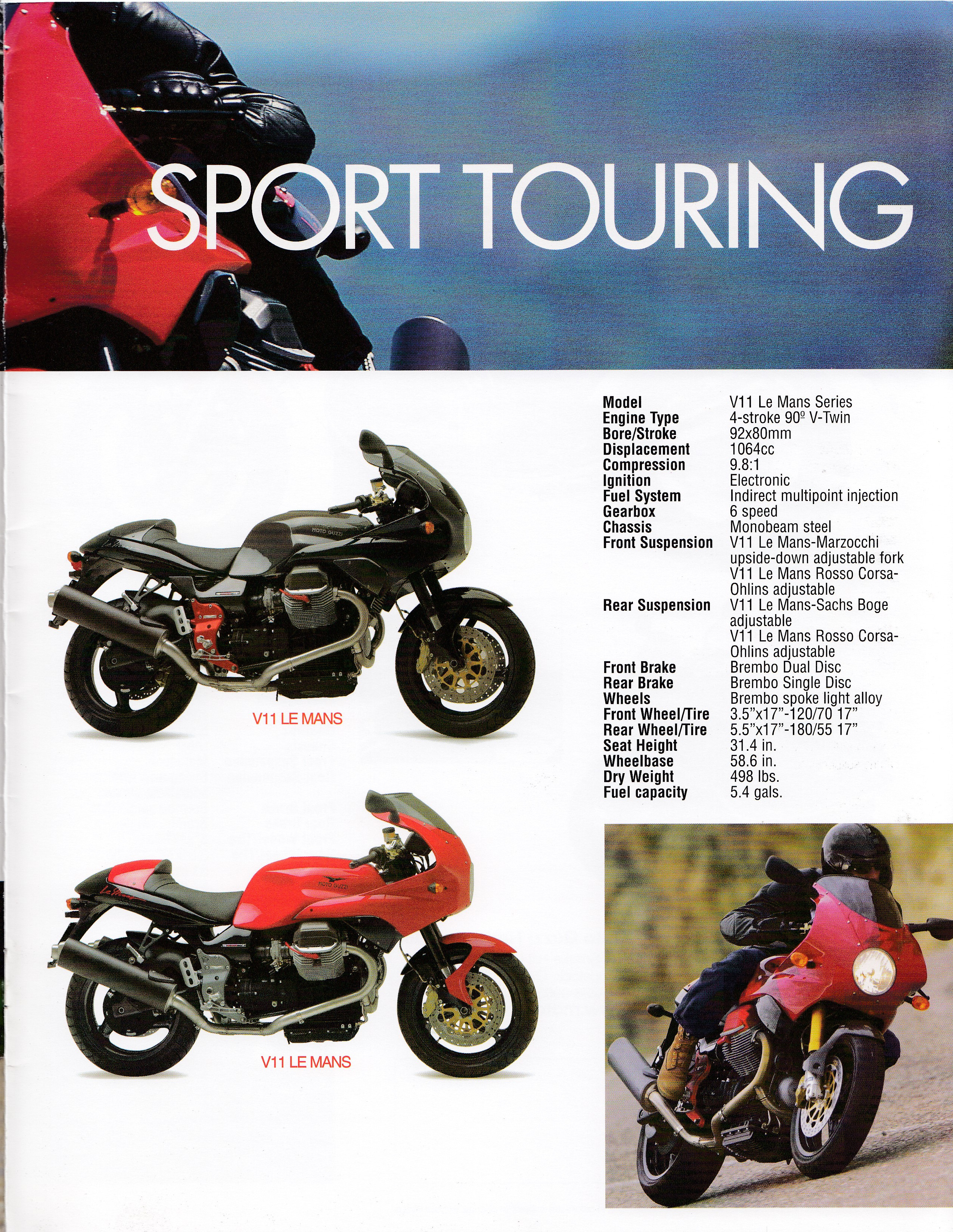 Moto Guzzi brochure: 2003