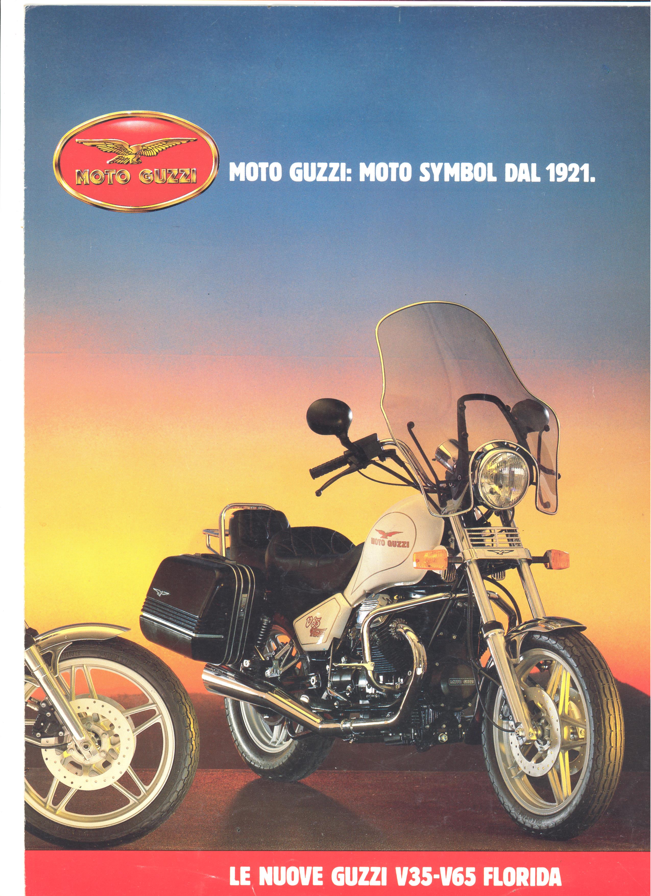 Moto Guzzi factory brochure: V65 Florida