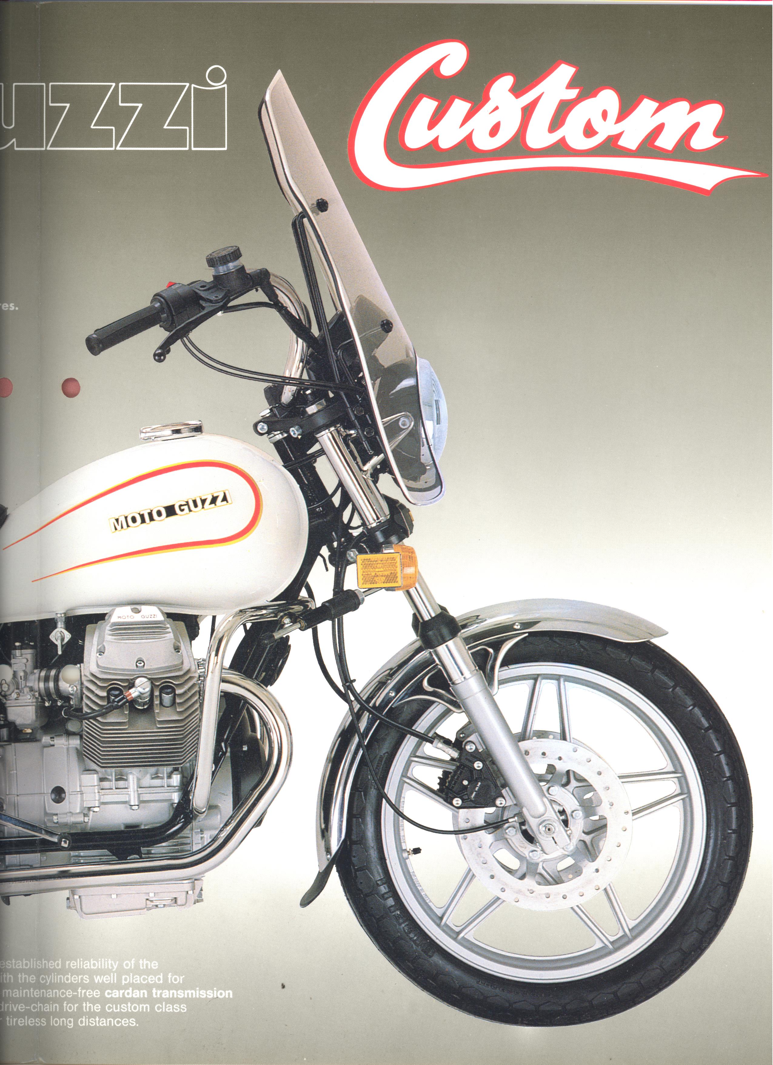 Moto Guzzi factory brochure: V65C