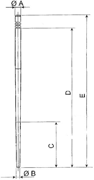 VHB carburetor slide needle.