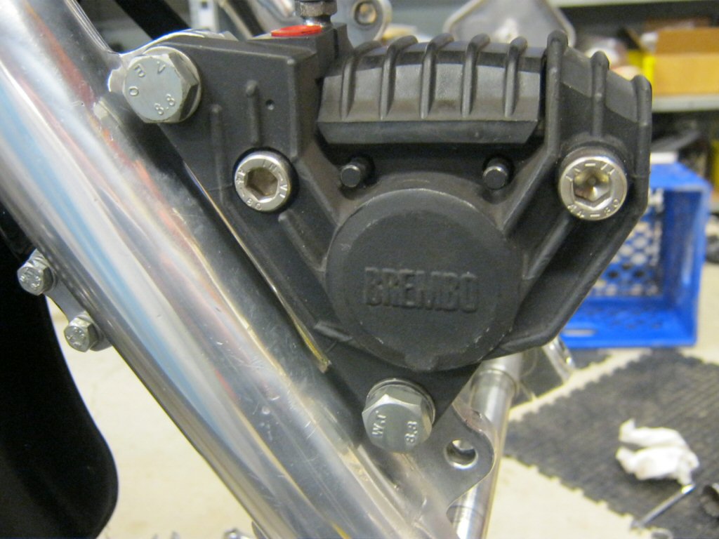 Disc brake caliper.