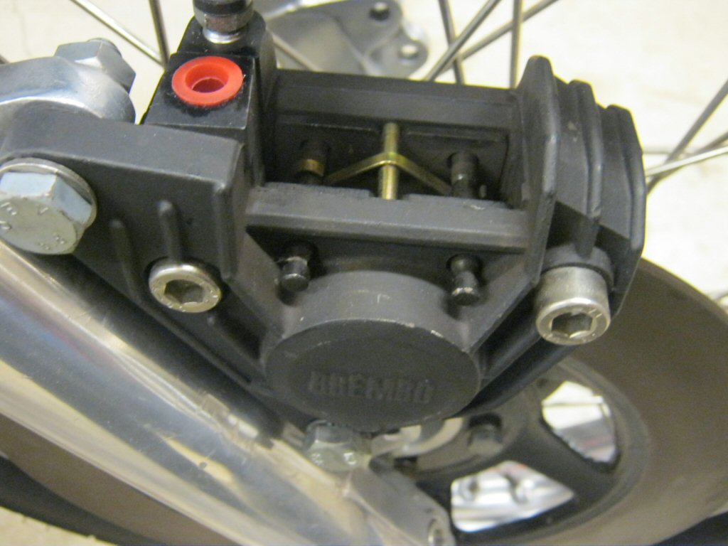 Disc brake caliper.