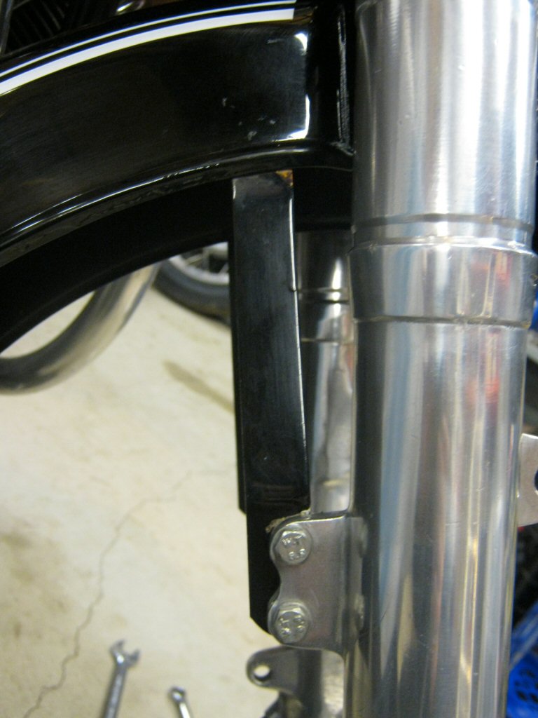 Disc brake fender.