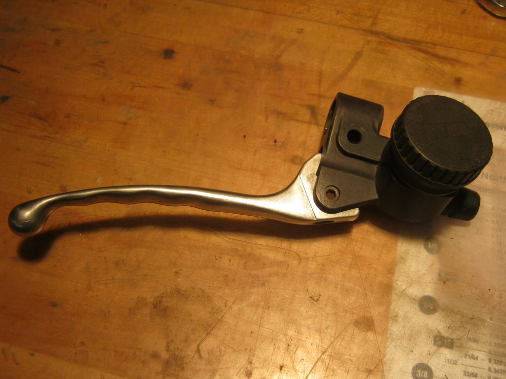 Disc brake master cylinder.