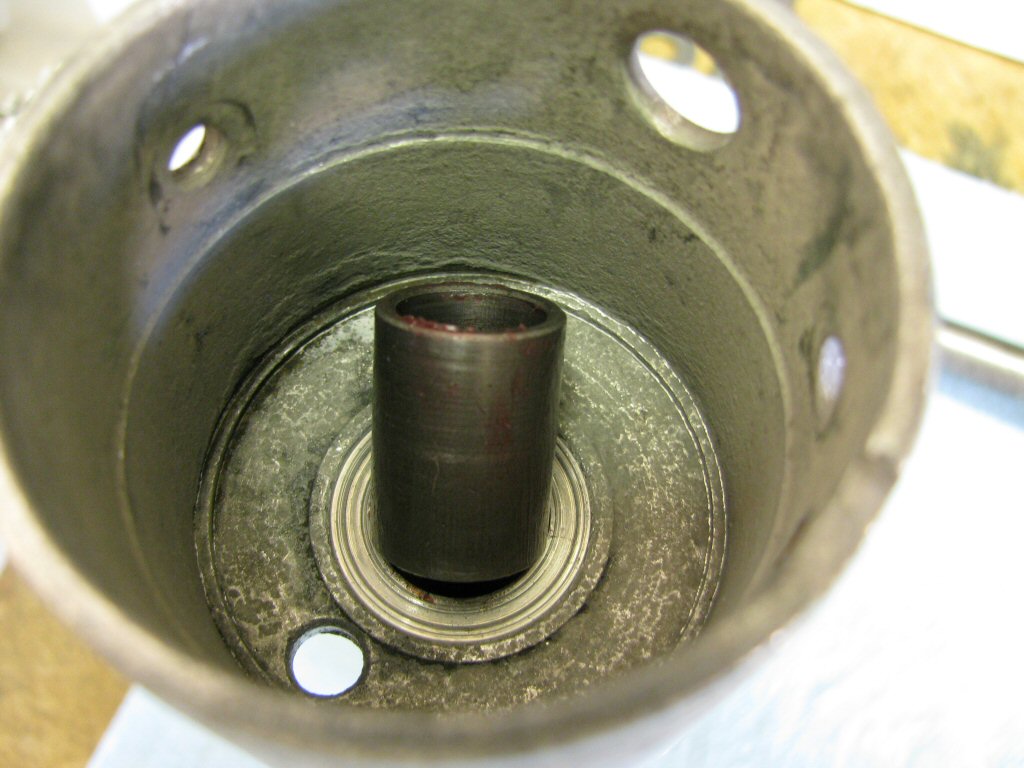 Insert the bushing.