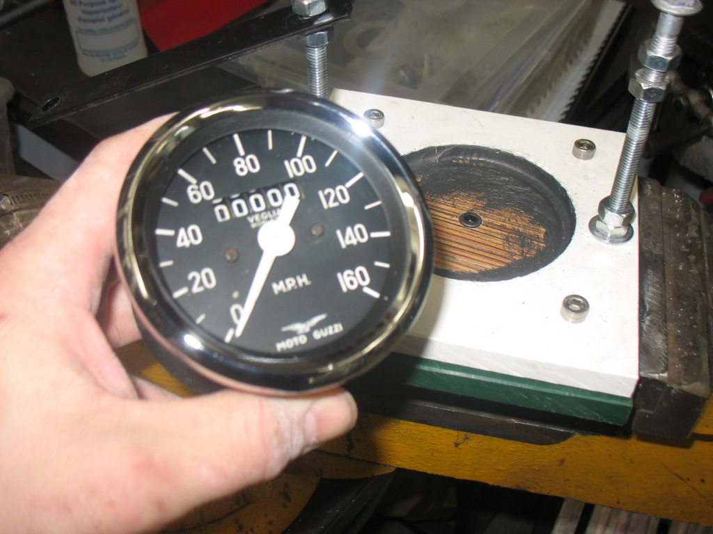 Gauge trim installation.