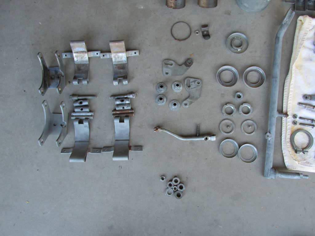 Parts to be zinc plated.