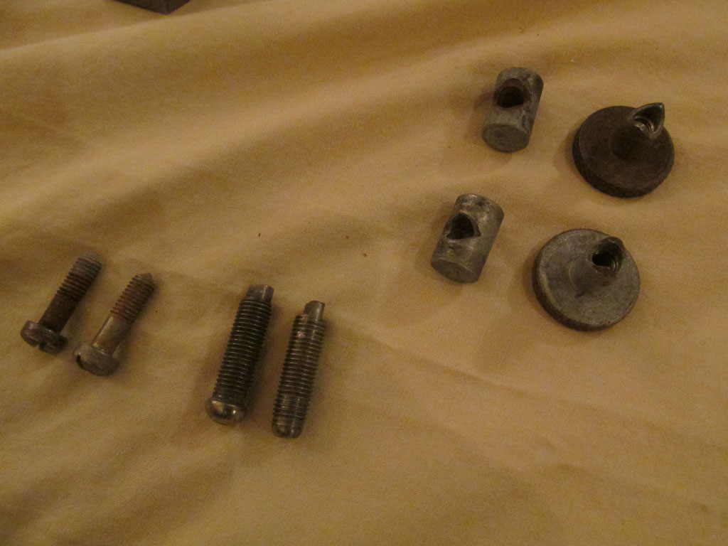 Parts to be zinc plated.