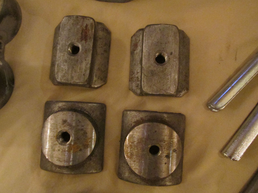 Parts to be zinc plated.