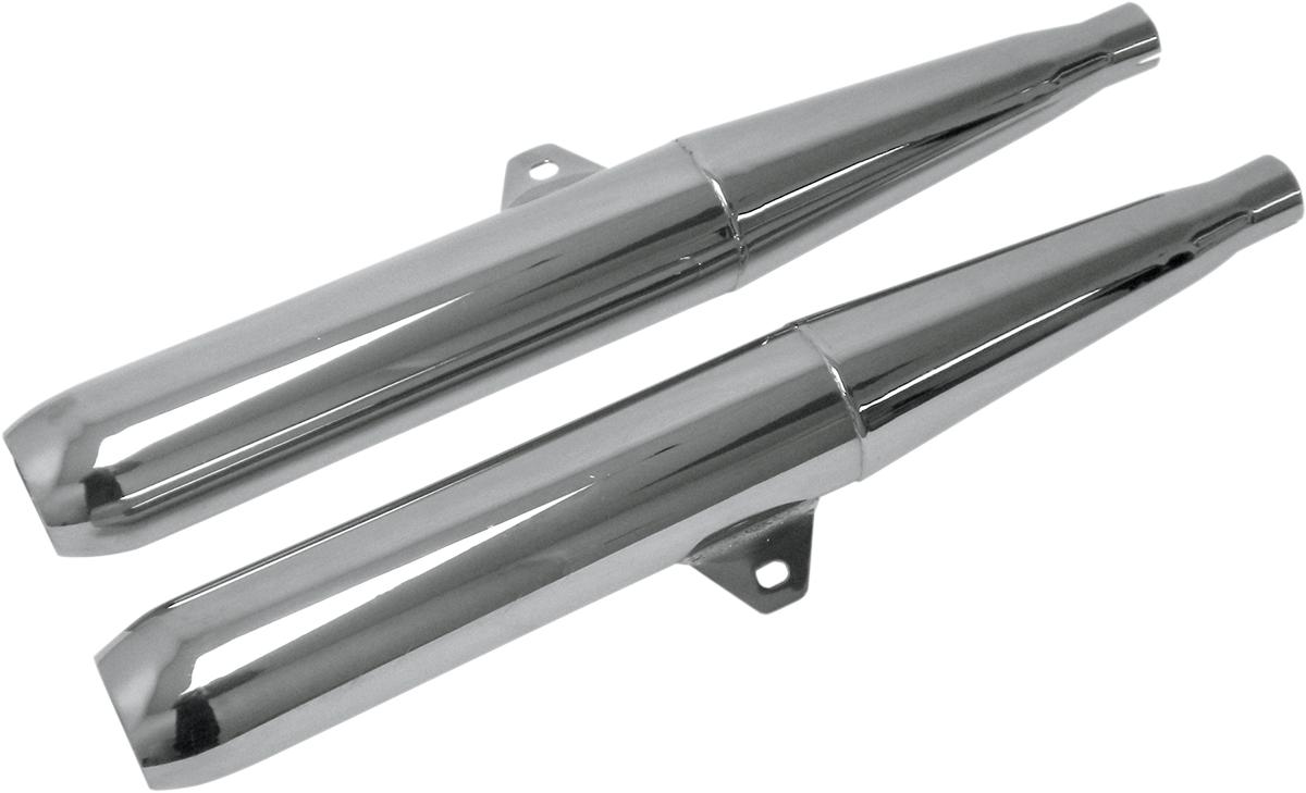 Mac whispertone mufflers (1811-2323) available from Moto Guzzi Classics