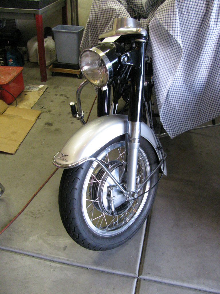 Front forks.