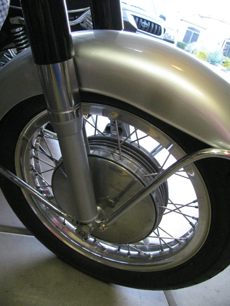 Front forks.