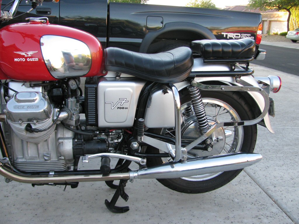 Robert Scharf's Moto Guzzi V700.