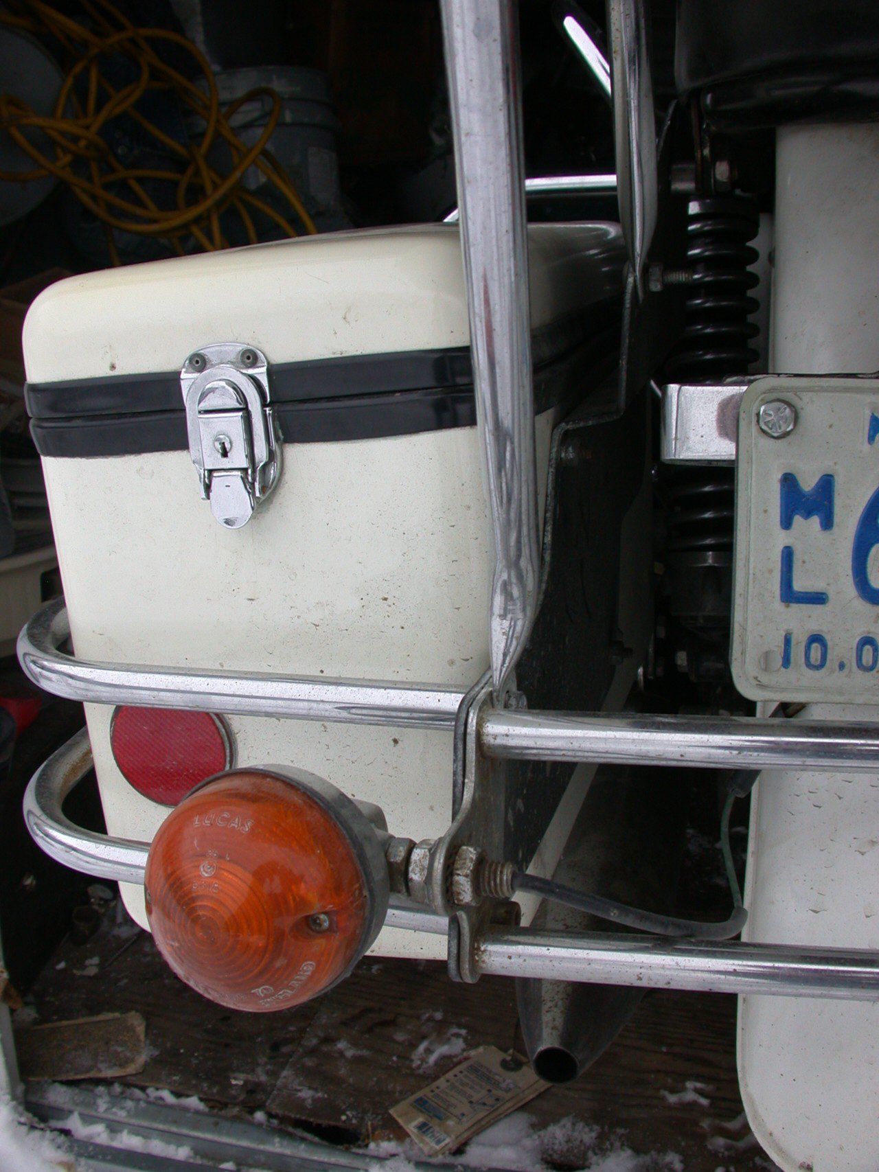 Calafia saddlebags as originally fitted to some police bikes.