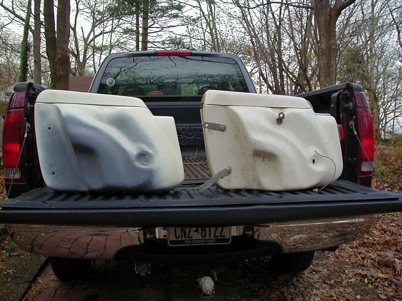 DB right side saddlebags. Loop bag is on the left; Tonti bag is on the right.