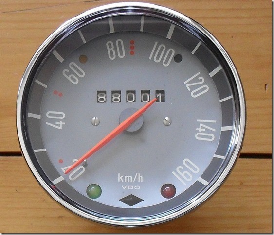 Alternative speedometer fit to Moto Guzzi V700, V7 Special, Ambassador, 850 GT, 850 GT California, Eldorado, 850 California Police models.