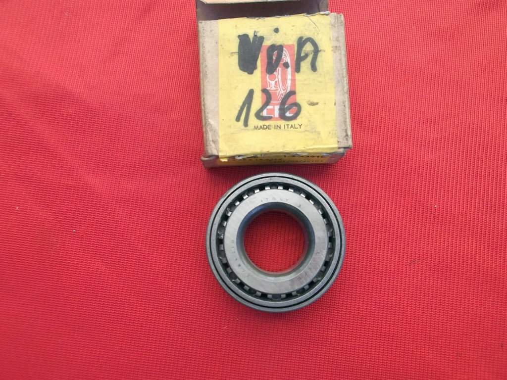 Original RIV 01-02-4210 Wheel bearing used on the two leading shoe Moto Guzzi V700, V7 Special, Ambassador, 850 GT, 850 GT California, Eldorado, and 850 California Police models.