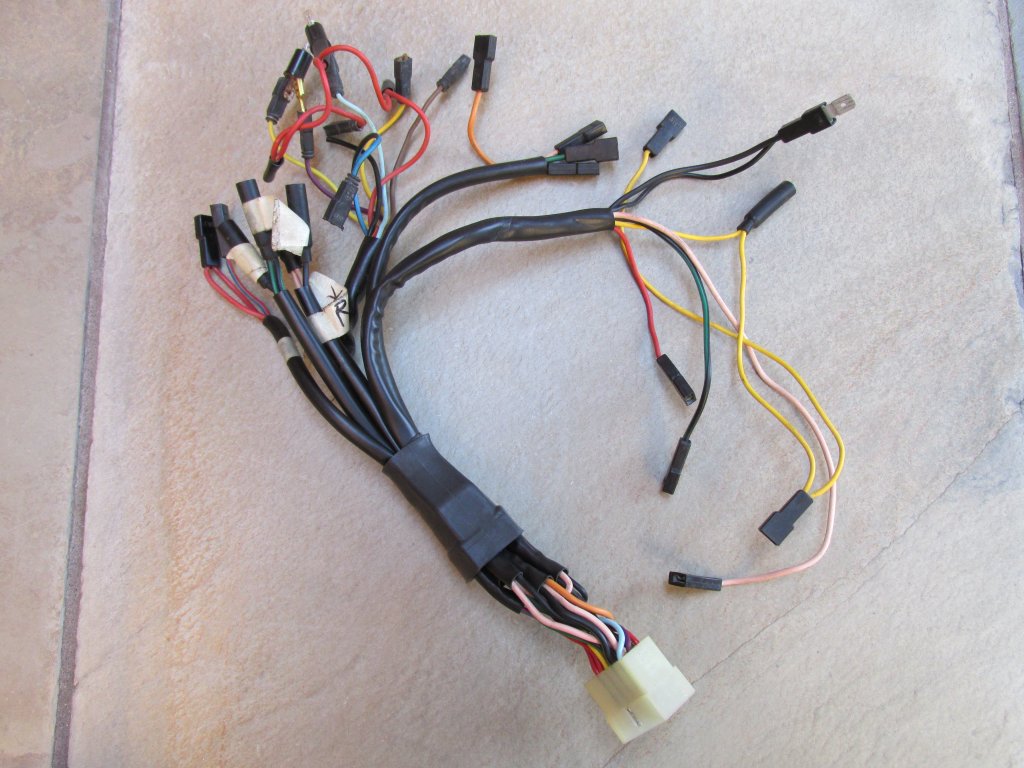 Dash wiring for a Moto Guzzi Le Mans III (MG# 28747250).