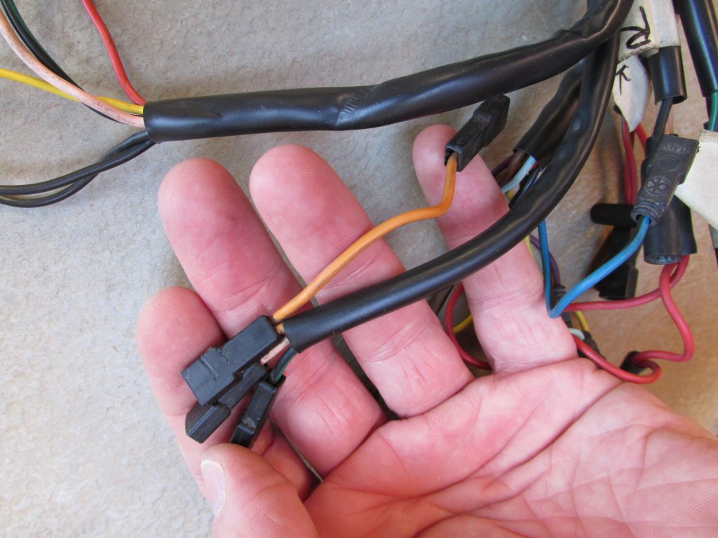 Dash wiring for a Moto Guzzi Le Mans III (MG# 28747250).