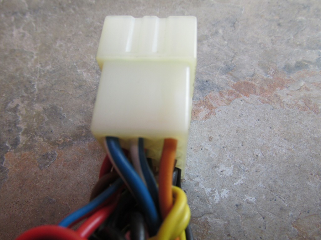 Dash wiring for a 1985 Moto Guzzi Le Mans 1000 (MG# 28747261).